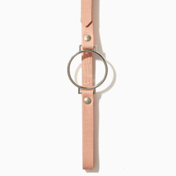 Lock & Charm Buckle Choker Necklace - Picture 3 of 4